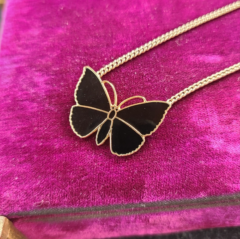 Emmons Butterfly Pendant Necklace